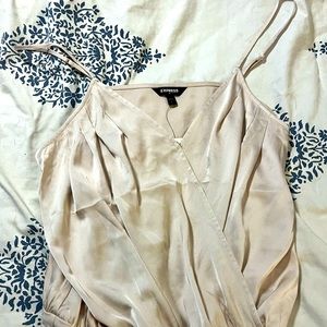 Express satin bodysuit